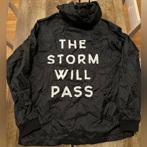The Storm Will Pass women’s size small, To Write Love on Her Arms windbreaker